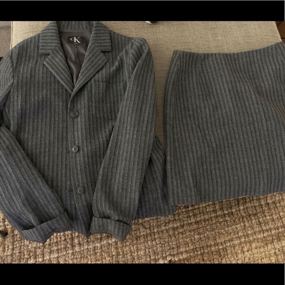 Calvin Klein blazer and pencil skirt